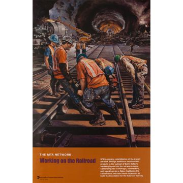2009 Working on the Railroad - MTA Arts & Design Poster