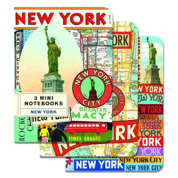 Mini Liberty New York City Journals (Set of 3)