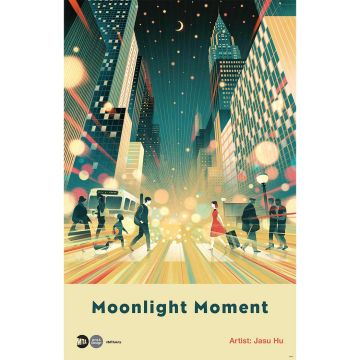 2017 Moonlight Moment - MTA Arts & Design Poster