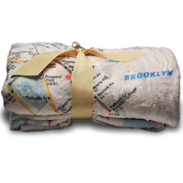 NYC Subway Map Blanket