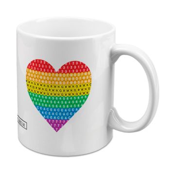 Heart Subway Routes Mug