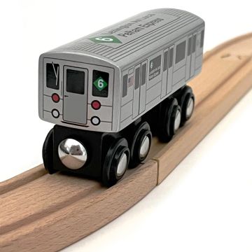 NYC Subway Wooden 6 Train Express