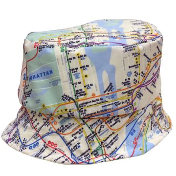 Baby NYC Subway Map Bucket Hat