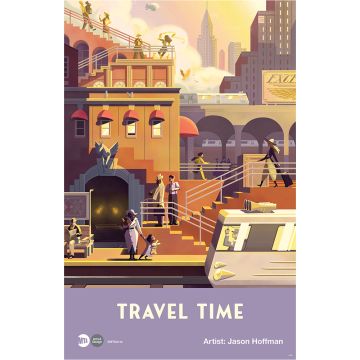 2021 Time Travel - MTA Arts & Design Poster