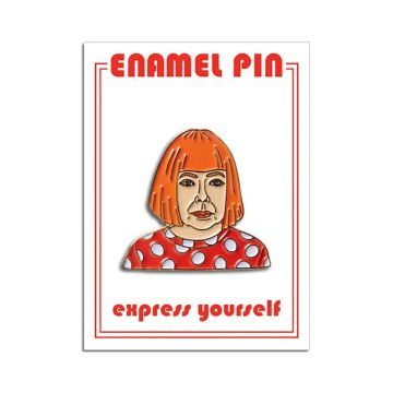 Yayoi Kusama Pin