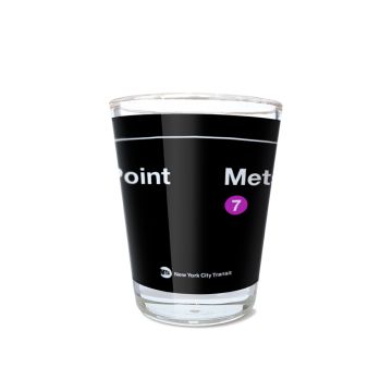 Mets Willets Point Shot Glass