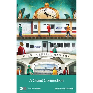 2022 A Grand Connection - MTA Arts & Design Poster