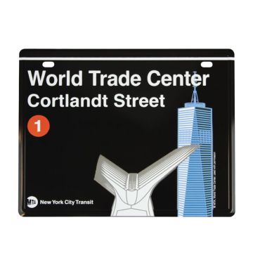 Door Sign WTC Cortlandt Street