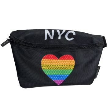 Heart Subway Routes Fanny Pack