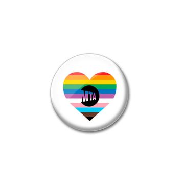 New MTA Heart Pride Pin