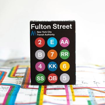 Black Edition Fulton Street MTA Playing Cards
