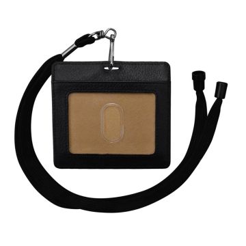 I.D. Lanyard Horizontal Black