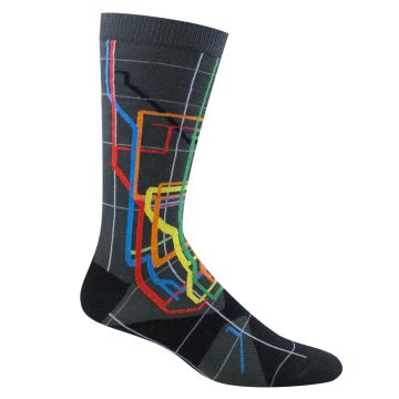 Vignelli Subway Diagram Socks (Adult)