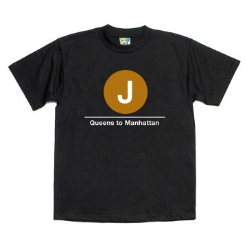 Subway T-Shirt J Train (Queens to Manhattan)