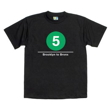 Kids Tee 5 Train (Brooklyn to Bronx)