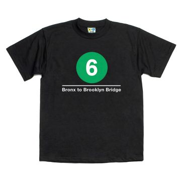 Kids Tee 6 Train (Bronx to Brooklyn Bridge)