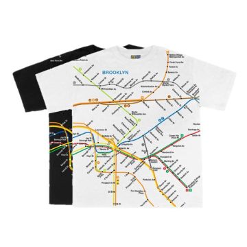 Toddler Brooklyn Subway Map Tee