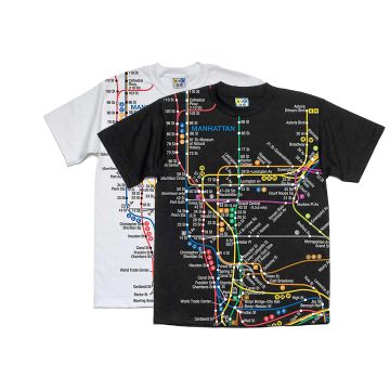 Toddler Manhattan Subway Map T-Shirt