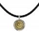 Retro Metro Sterling Silver Lea Token Necklace
