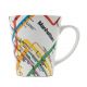 Vignelli Diagram Manhattan Latte Mug
