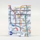 Subway Map Magnet (White)