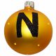 Subway Logo N Train Ornament