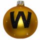Subway Logo W Train Ornament