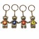 NYC Subway Logo Bear Keychain