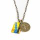 Brass MetroCard Token Necklace