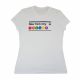 Womens White New York City Subway Tee