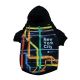 NYC Map Dog Hoodie Black