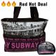 Subway Train Tote and Pouch Bundle