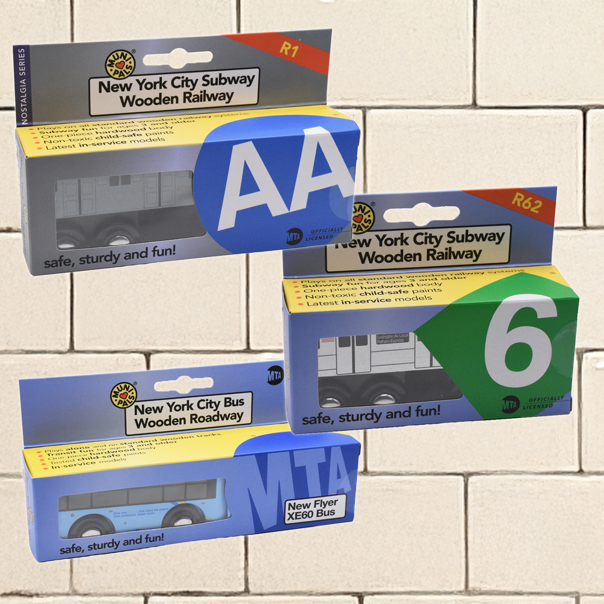 Toy Buses and Trains