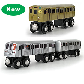 MTA Wood Toy Trains