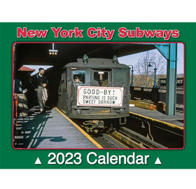 2023 NYC Subway Calendar