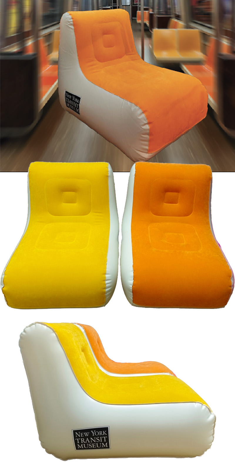Inflatable NYC Subway Chair
