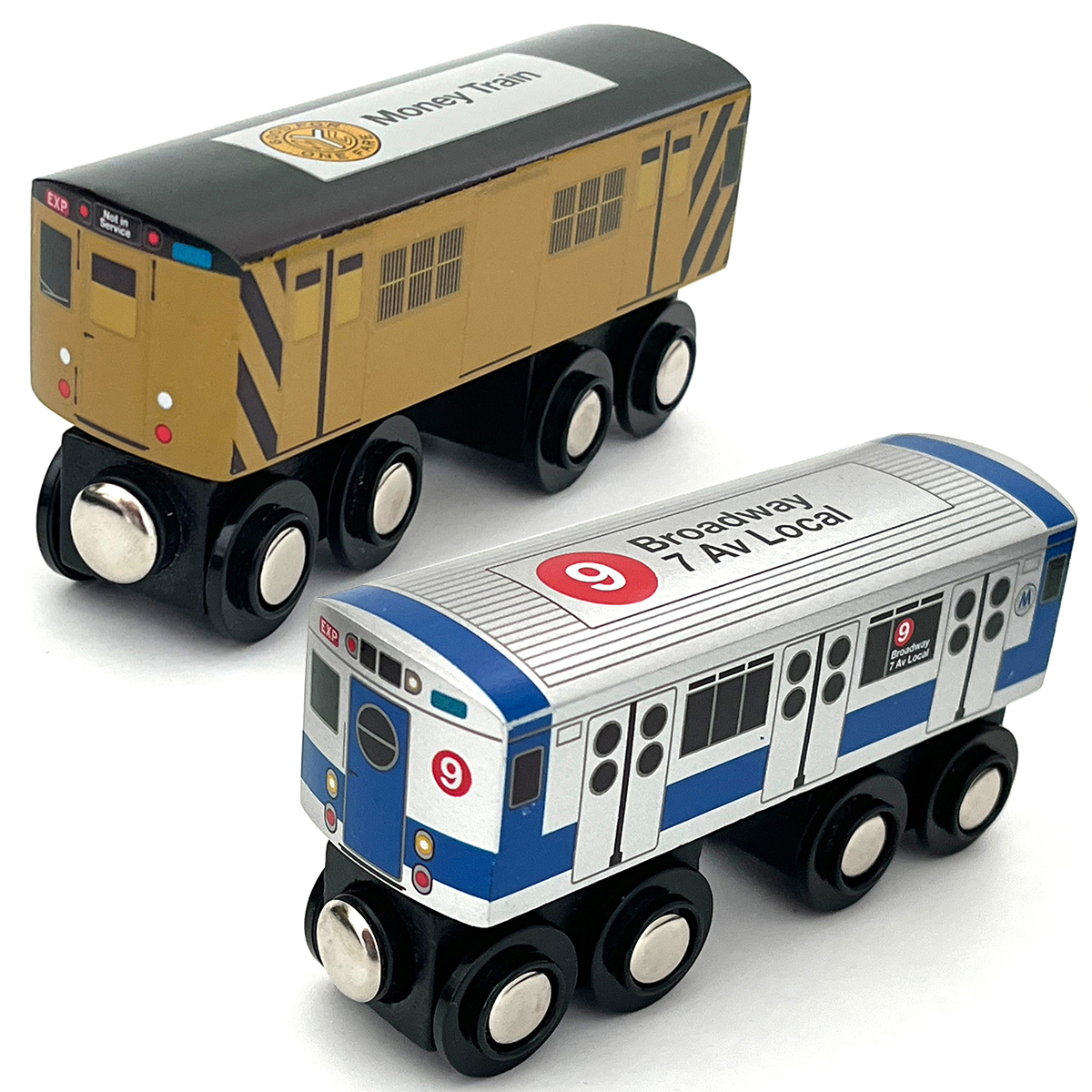 Toy Buses and Trains